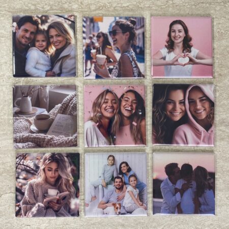 Personalized Photo Magnet (Set of 9)