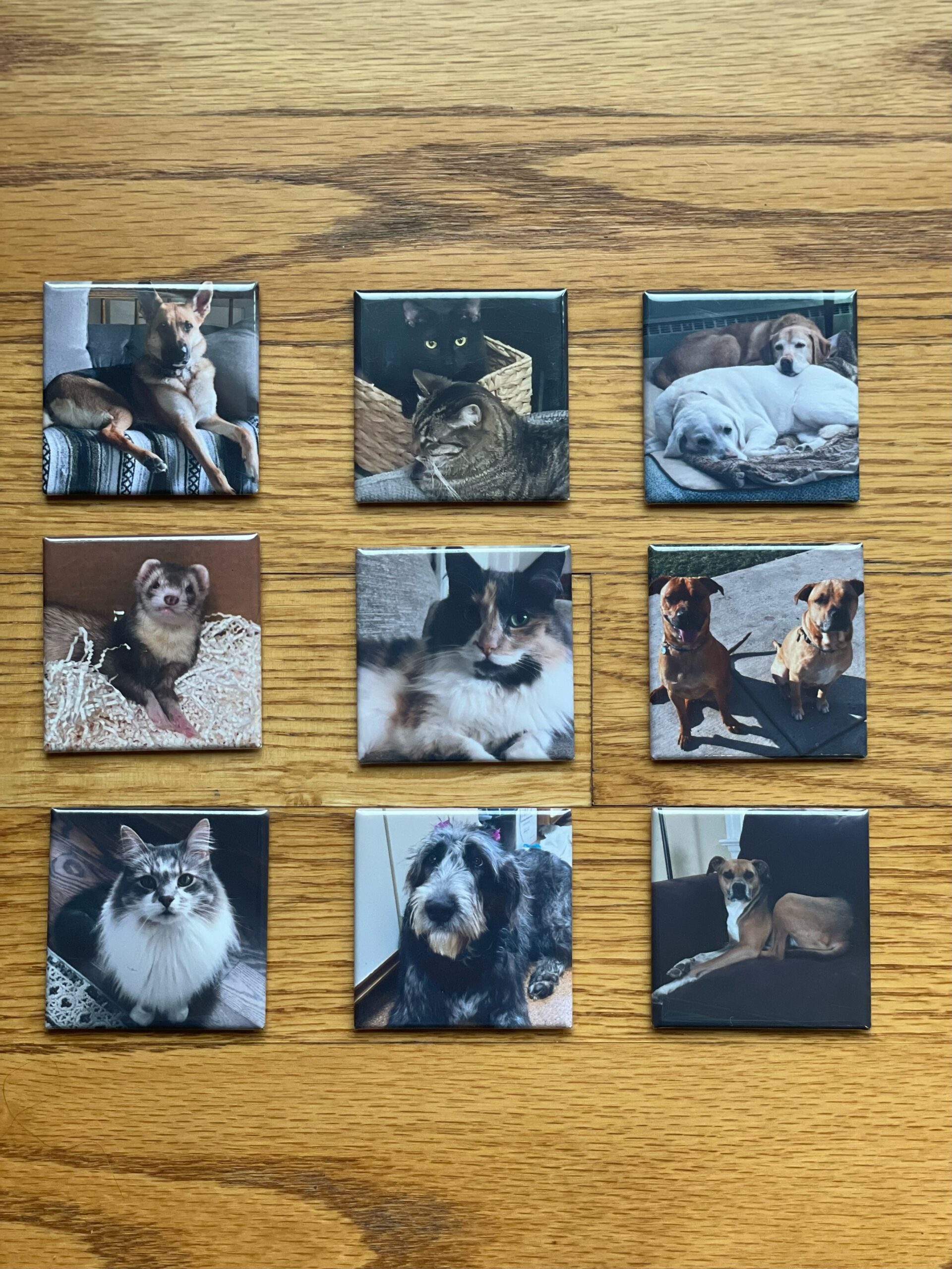Personalized Photo Magnet (Set of 9) - Image 2